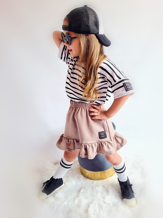 Spódniczka z falbanką latte/NUNU