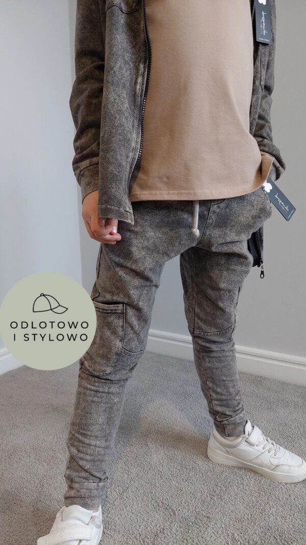 BLUZA Z KAPTUREM JEANS BLACK DESPACITO