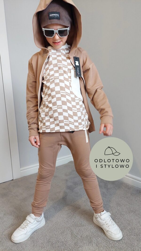 T-SHIRT SZACHOWNICA LATTE DESPACITO