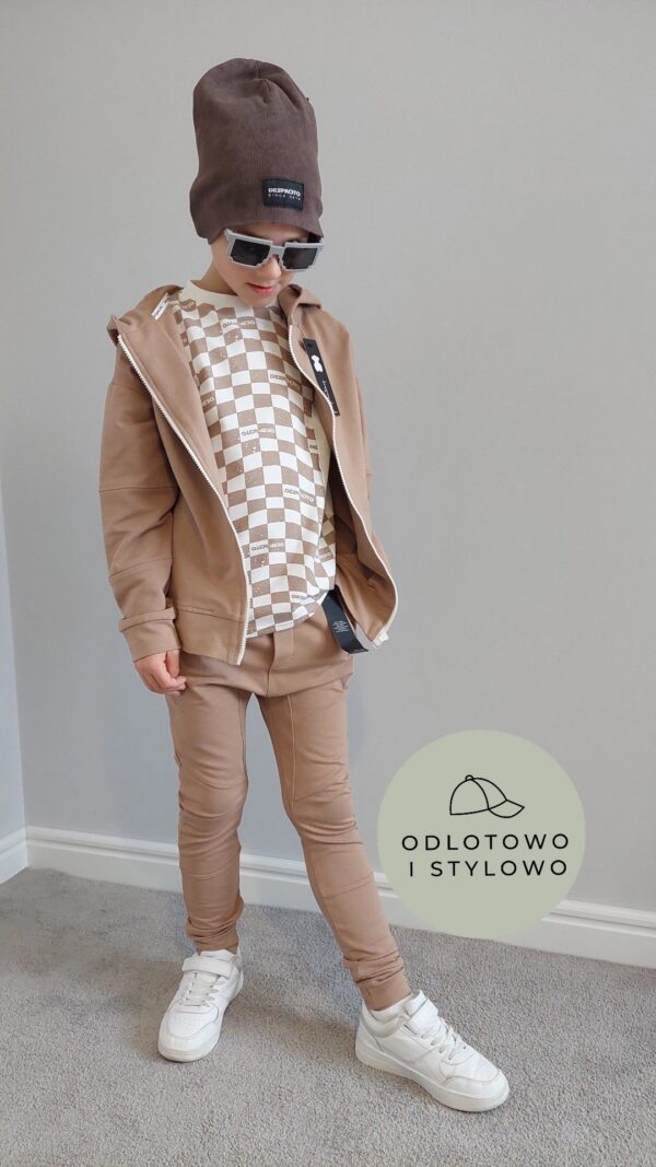 T-SHIRT SZACHOWNICA LATTE DESPACITO