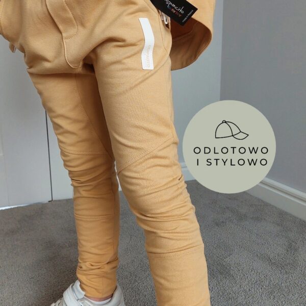 SPODNIE BAWEŁNIANE Z PRZESZYCIAMI BUTTERSCOTCH DESPACITO