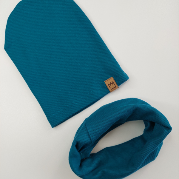 CZAPKA Z KOMINEM MORSKI MIMI