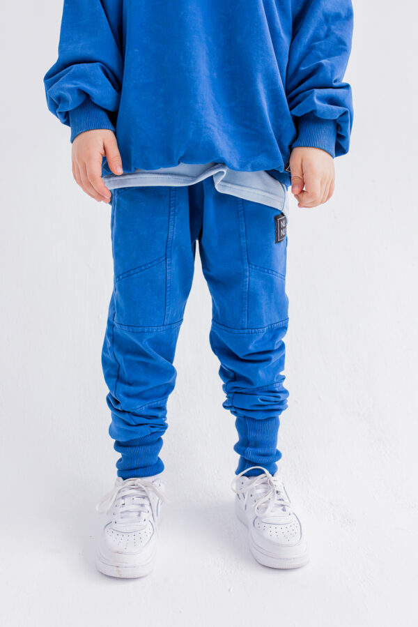 SPODNIE JOGGERY VINTAGE BLUE NUNU