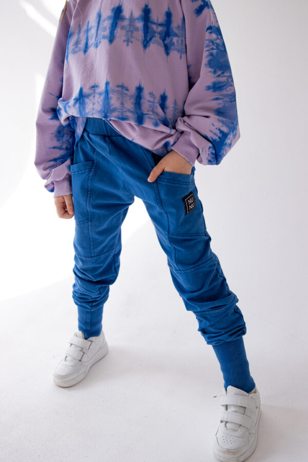SPODNIE JOGGERY VINTAGE BLUE NUNU