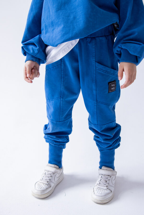 SPODNIE JOGGERY VINTAGE BLUE NUNU