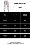 SPODNIE JOGGERY DEKATYZOWANE JEANS BLACK NUNU