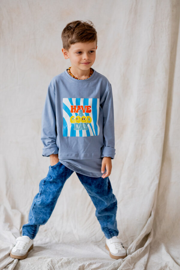 SPODNIE BOYFRIEND JEANS DARK BLUE NUNU