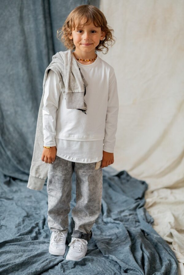 SPODNIE BOYFRIEND JEANS BLACK NUNU