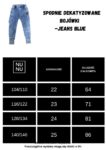 SPODNIE BOJÓWKI JEANS BLUE NUNU